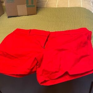 Jcrew Women’s Red Casual Stretch Shorts